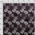 thumbnail image 2 of oneOone Silk Tabby Fabric Geometric Kasuri Printed Craft Fabric BTY 42 Inch Wide, 2 of 4