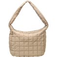 thumbnail image 1 of LinYooLi Women Fashion Grid Shoulder Bag Hobo Crossbody Bag Down Dumpling Handbag Large Capacity, 1 of 6