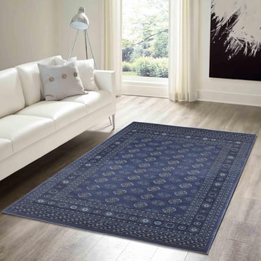 ECARPET Bokhara Traditional Oriental Area Rug, Classic Geometric Pattern