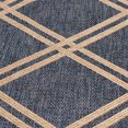 thumbnail image 2 of Smithleighs Cobalt Blue and Tan Woven Area Rug, 2 of 7