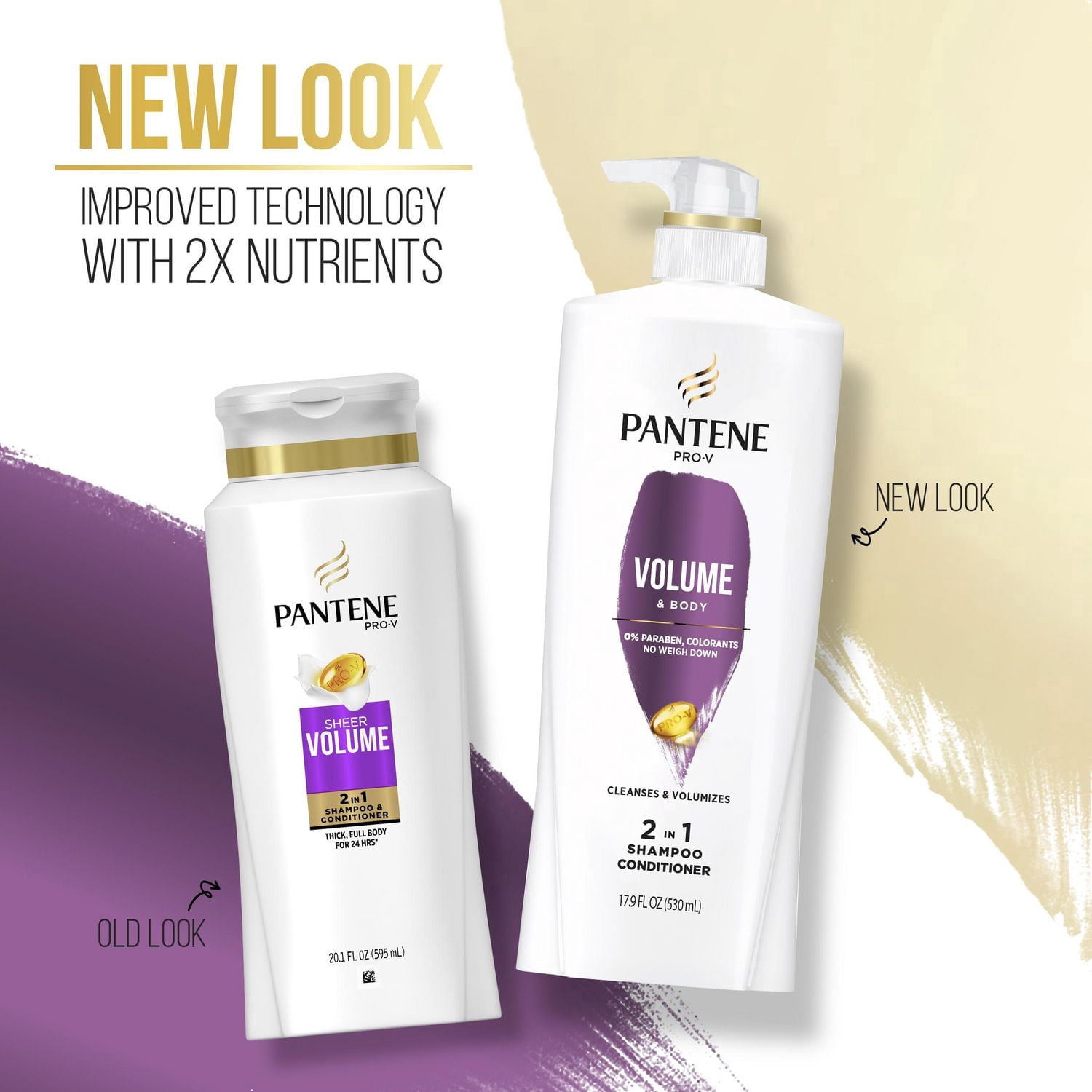 Pantene Volume et Corps Shampooing et Revitalisant 2 en 1