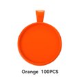 thumbnail image 2 of maskred 100pcs Base Pendant Tray Round Blank Self-Assembly Findings Crafts Necklace Pendants Accessory Fashion Colorful Yellow Orange, 2 of 6
