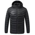 thumbnail image 2 of EGNMCR Womens Plaid Shacket Jacket USB Intelligent Constant Temperature Heated Windproof Plus Size Coat For Men And Women Winter 21 Heated Jacket Coat Women Coat, 2 of 9