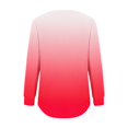 thumbnail image 5 of FAIWAD Womens Long Sleeve Ribbed Tunic Tops Round Neck Loose Side Split Button Decor T Shirts, 5 of 5
