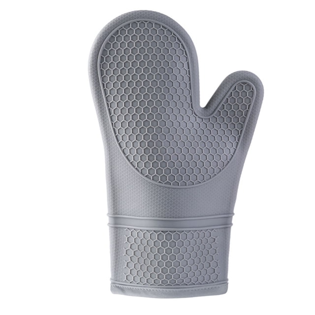 Reliable Heat Resistant Oven Gloves Silicone Mitts for Baking and Cooking