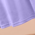 thumbnail image 3 of Elvqul Pyjama Sans Manches pour Femmes Nuisette Violette pour Femmes Pyjama Uni pour Femmes Grande Taille, 3 of 5