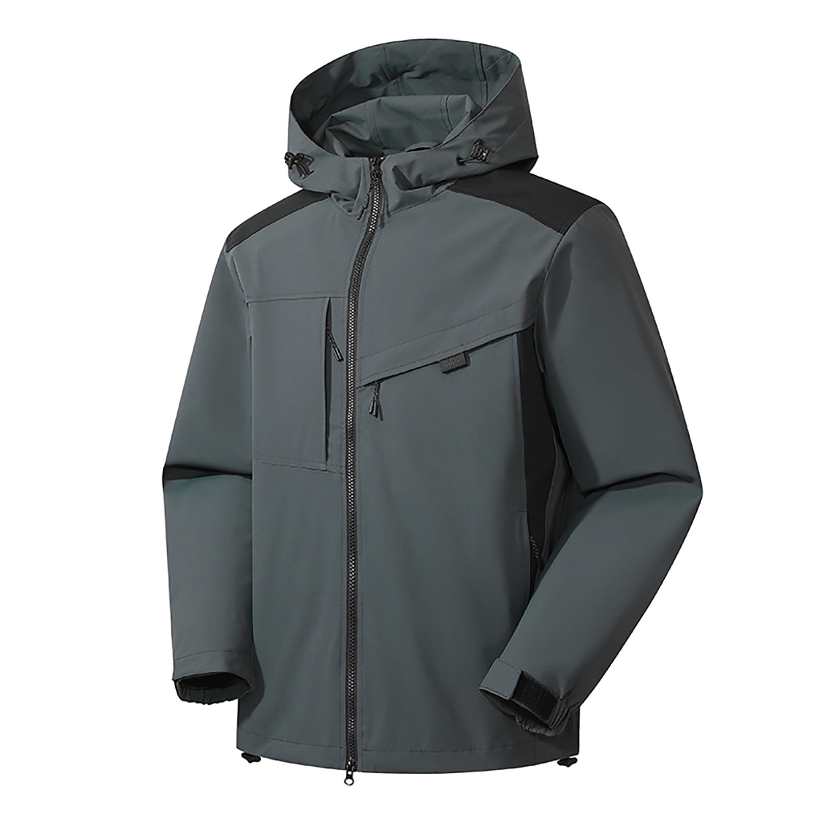 Dvkptbk Vestes à Capuche Veste pour Femme Manteau Chaud Imperméables Coupe-Vent Veste de Pluie à Capuche Coupe-Vent Extérieur Imperméable à Capuche Veste en Liquidation