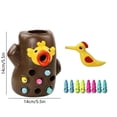 thumbnail image 3 of Magnetic Woodpecker Feeding Toy For Toddlers Early Learning Fine Motor Skills Game Strong Magnet Birds And Worm Catching, 3 of 7