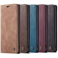 thumbnail image 3 of KOMI Wallet Case for Samsung Galaxy S9 Plus, Premium PU Leather Case Vintage Matte Wallet Flip Cover [Card Slots] [Magnetic Closure] Stand Function Folio Shockproof Full Protection Blue, 3 of 5