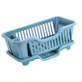 thumbnail image 2 of Luzkey Dish Drying Rack with Drain Tray Dinnerware Organizer Sink Dish Drainer Dish Rack and Drainaboard for Cafe Kitchen Countertop blue, 2 of 8