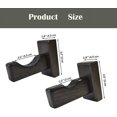 thumbnail image 3 of 2 Pcs Support Mural pour Batte de Baseball, Support pour Batte de Baseball, Conteneurs pour Batte de Baseball, Softball, Hockey, 3 of 4