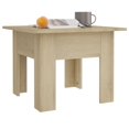 thumbnail image 2 of vidaXL Coffee Table Sonoma Oak 55x55x42 cm Engineered Wood, 2 of 4