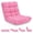 Pink, variant on Giantex Adjustable Floor Gaming Sofa Chair, Padded Sleeper Bed, Adults Couch Recliner, Armless Meditation Chair w/Back Support