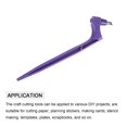 thumbnail image 5 of Unique Bargains Craft Cutting Tools, 360 Degree Rotating Blades Cutter with 15 Degree Blade, Purple, 5 of 5