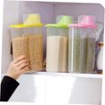 thumbnail image 3 of HEANUJJ 1Set Airtight Cereal Containers with Pour Spout Rectangular Plastic for Pantry Bins, 3 of 6