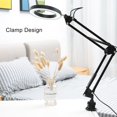 thumbnail image 1 of Garosa Foldable Eyecare Table Lamp Flexible Swing Arm Clamp Mount Lamp USB Three Tone Desk Light,Table Lamp, USB Table Lamp, 1 of 8
