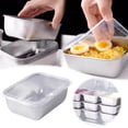 thumbnail image 1 of Stainless Steel Square Plate with Lid for Food Storage and Kitchen Use - Thickened Food Grade Baking Pan Safe for Storing Marinating Grilling and Reusable Dish Plate for Kitchen, 1 of 7