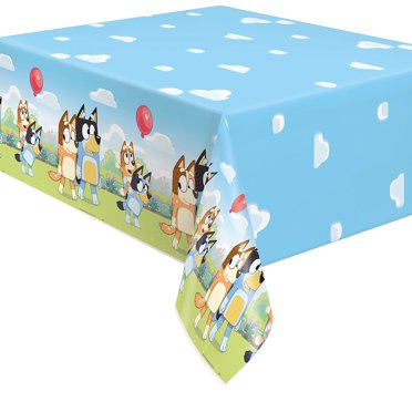 Nappe rectangulaire en plastique Bluey 54" x 84"