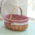 thumbnail image 2 of Storage Box Bath Toy Large Capacity Hand Woven Wicker Manual Weave Kids Easter Exquisite Art Gift Decoration Baskets, 2 of 13