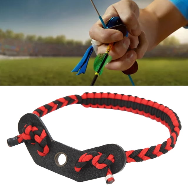 Bow Archery Wrist Sling, Thickened Nylon Rope Adjustable Durable Archery Rope Wrist for Shooting