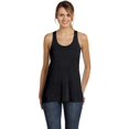 thumbnail image 3 of Bella Ladies Flowy Racerback Tank, S, Neon Pink, 3 of 6