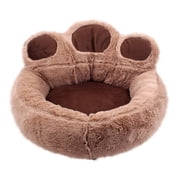 Dvkptbk Dog Bed Medium Size Dogs, Cat Beds for Indoor Cats, Pandas Paw Shaped Pet Bed for Puppy and Kitty, Washable, Extra Soft, Anti-Slip Bottom