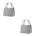 thumbnail image 1 of ZheElen Pack Lunch With Confidence Insulated Bento Bag Designed For Large Capacity Large+Grey 2Set, 1 of 6