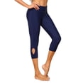 thumbnail image 4 of Charmo Capris Swim Pants for Womens Wider Waisted Leggings Sport Rash Guard Surf Pants, 4 of 6