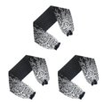 thumbnail image 4 of kurtrusly Boléro en Chiffon à Manches Longues pour Femmes Tendance Fleur Noire 3ensemble, 4 of 6