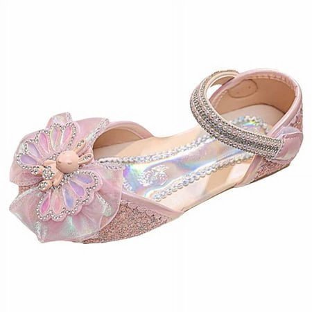 FhsagQ Shoes Kids Shoes Slippers Size 1 Big Kid Girls Sandals Fashion New Pattern Cute Rabbit Diamond Decorative Flat Bottom Comfortable Princess Shoes Kids Shoes Slippers Size 4 Youth Red 28