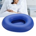 thumbnail image 1 of Foldable Potty  Portable Inflatable Potty  Inflatable  Bedpan  Professioanl Air Inflation Blue Bedpan Cushion Men Women Portative Chair Potty, 1 of 8
