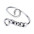 thumbnail image 4 of Anxiety Fidget Ring Women Spinning Rings With Beads Stress Relief Spinning Ring, 4 of 8