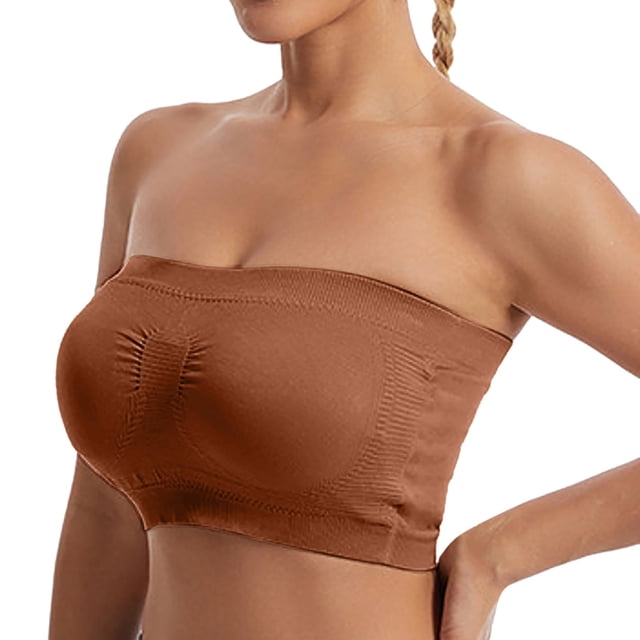 Elegant Support Bra for Everyday Comfort - Strapless Wrapped Design with Non- Chest Coverage Women’s Underwear
