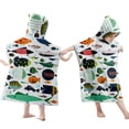 thumbnail image 3 of Serviette de Plage à Capuchon pour Enfants, Serviette de Plage de Changement, Natation, Portable, 3 of 3