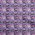 thumbnail image 1 of oneOone Georgette Viscose Purple Fabric Butterflies Craft Projects Decor Fabric Printed By The Yard 42 Inch Wide, 1 of 4