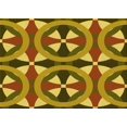 thumbnail image 1 of Ahgly Company Tapis Rectangulaire Lavable en Machine Intérieur Transitionnel Jaune, 2 Pieds x 5 Pieds, 1 of 7