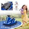 thumbnail image 3 of Qaba Auto Tamponneuse pour Enfants avec Rotation à 360°, Doubles Moteurs, Musique, Bleu, 3 of 10