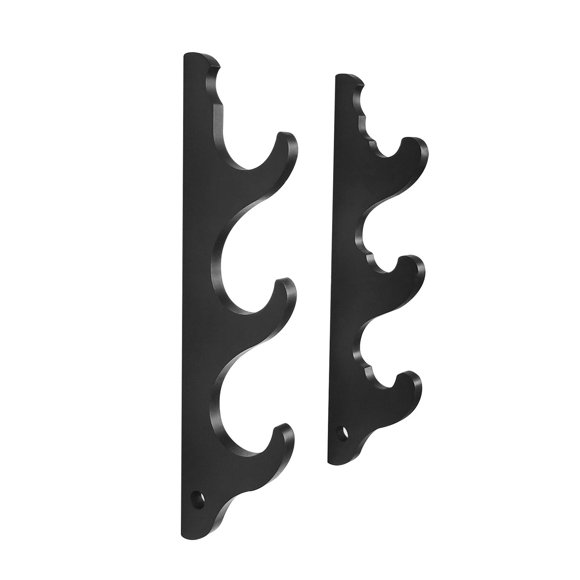 VONKY Baseball Bat Stand Compact Storage Space 3 9cmx34.8cm Tier Baseball Rack Bat Horizontal Saving Black 3 Tier 9x34.8cm