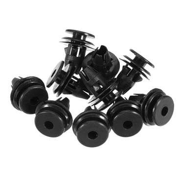 Unique Bargains Tail Light Lamp Retainer Clip, Tail Lamp Clip, for Dodge for Ram 1500 2007-2010, Plastic, No.68061648AA, Black 10pcs