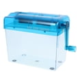 thumbnail image 1 of OUNONA desktop manual shredder Paper Shredder Blue Stainless Steel Home Use 1Set, 1 of 8