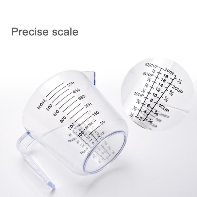 Plastic Measuring Cups Multi Measurement Baking Cooking Tool Liquid cup; Liquid Measure Jug Container