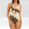 thumbnail image 1 of Bikini Sets for Women Bikini Print Strappy Back Set Swimsuits Plus Size Bathing Suits Tankinis Swimwear, 1 of 1