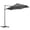Gris Foncé, variante sur Outsunny Parasol de Patio Offset 8,5 Pi Rotation 360° Cantilever Vert