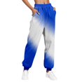 thumbnail image 1 of Womens Gradient Sweatpants Casual Loose Trousers With Pockets High Waist Pants, 1 of 3