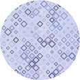 thumbnail image 1 of Ahgly Company Tapis Rond Lavable en Machine Intérieur Transitionnel Bleu Lavande, 6 Pieds Rond, 1 of 7