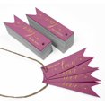 thumbnail image 3 of Inkdotpot Pack Of 100 Made With Love Text Favor Paper Tags Craft Real Gold Foil Hang Tags, 3 of 6