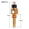 thumbnail image 1 of 40-120 Water Temp Gauge With M16*1.5 Water Temperature Sensor Sender 52mm Water Temp Meter Indicator For Car Boat Motorcycle, 1 of 7