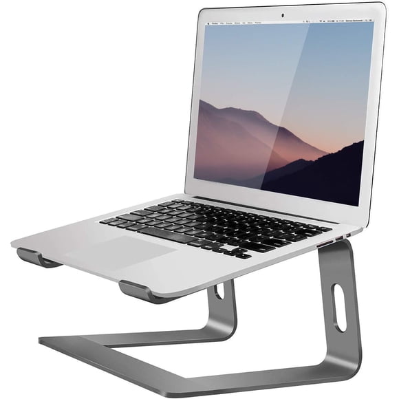 Laptop Stand Aluminum Laptop Riser Compatible with Apple Mac MacBook Air Pro to Notebook Computer Ergonomic Elevator Holder (Pink)