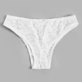 thumbnail image 4 of 1 Pce Culotte Aguichant en Dentelle Florale pour Femmes, String Sans Entrejambe, 4 of 9