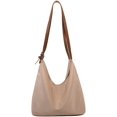 thumbnail image 1 of LHSHID Femmes Filles Rétro Toile Hobo Sac Suspendu Sac Seau Mode Sac Bandoulière Sac d'Épaule, 1 of 4